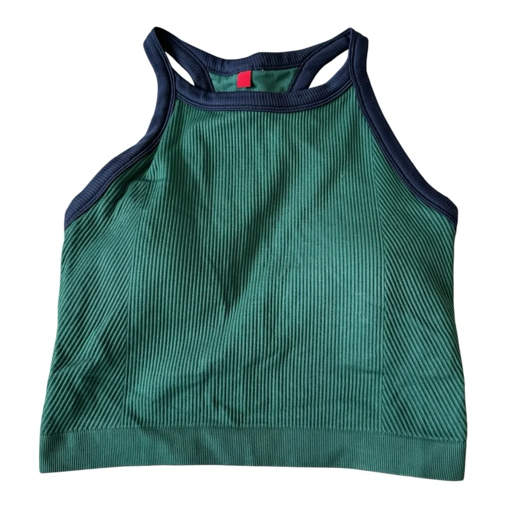 Wilson On The Daily Green Navy Brami Athletic Tank XS/small - Picture 2 of 3